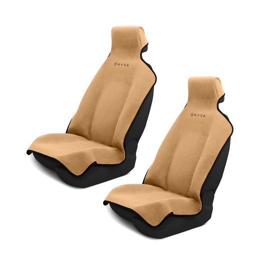 DryvaSeat Car Seat Cover - 2 Pack - Sahara